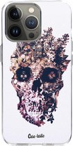 Casetastic Apple iPhone 13 Pro Hoesje - Softcover Hoesje met Design - Metamorphosis Skull Print