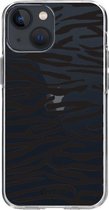 Casetastic Apple iPhone 13 mini Hoesje - Softcover Hoesje met Design - Zebra Print