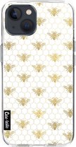 Casetastic Apple iPhone 13 Hoesje - Softcover Hoesje met Design - Golden Honey Bee Print