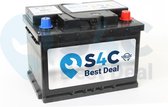 S4C Best Deal | Accu 60 AMP - + 242x175x190 EFB | PAL11-1001 | PAL11-1001