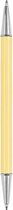 balpen Duo pastel 14 cm geel