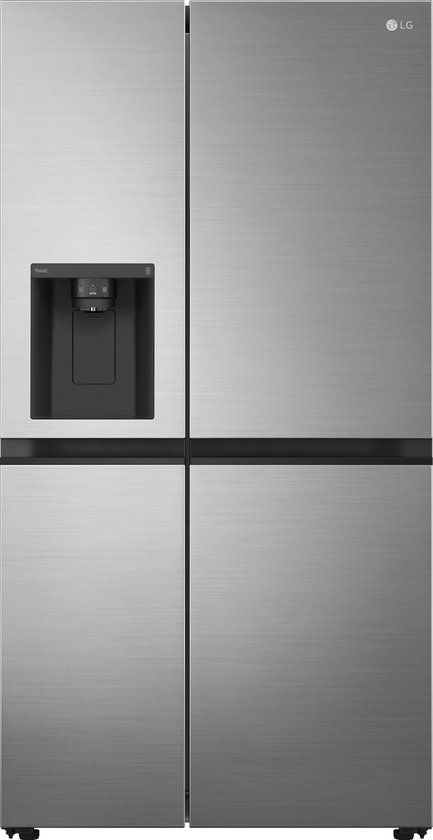 Koelkast: LG GSLV51PZXE Amerikaanse koelkast met LinearCooling - 635L inhoud - Water- & ijsdispenser - Total No Frost - Inverter Linear Compressor, van het merk LG