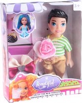 tienerpop Beautiful Girl met accessoires 16 cm zwart