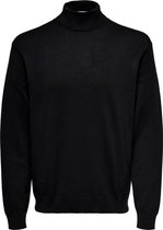 Only & Sons Trui Onswyler Life Roll Neck Knit Noos 22020879 Black Mannen Maat - XS