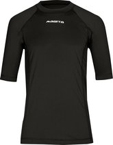 Masita | Sportshirt Heren Dames Ondershirt Ademend Vochtregulerend Trainingsshirt - BLACK - 140