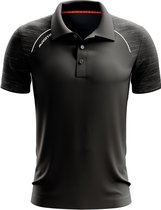 Masita | Polo Shirt Heren - Sportpolo - Korte Mouw - Padel Tennis Polo - Comfortabele & Stijlvol - Teamlijn Supreme - BLACK - S