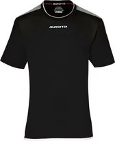 Masita | Sportshirt Heren & Dames Korte Mouw - Sevilla - Lichtgewicht Elastisch Voetbalshirt - Zwart-Wit - S