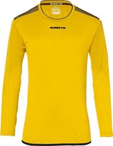 Masita | Sportshirt Sevilla Lange Mouw - Ademend - Vochtregulerend - Licht - Stevig - YELLOW/BLACK - 140