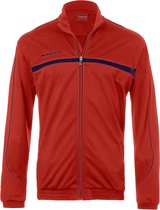 Masita | Trainingsjack Heren & Dames - Teamlijn Brasil - Steekzakken met Ritssluiting - RED/NAVY BLUE - XXL