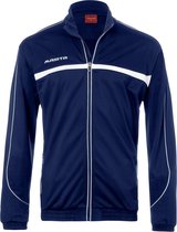 Masita | Trainingsjack Heren & Dames - Teamlijn Brasil - Steekzakken met Ritssluiting - NAVY BLUE/WHITE - 116