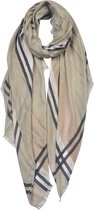 Juleeze Sjaal Dames Print 85x180 cm Grijs Synthetisch Shawl Dames Cadeau voor haar