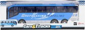 reisbus Cars & Trucks City junior 32 cm blauw