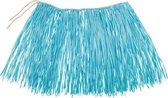 Hawaiirokje Raffia dames 40 cm papier blauw