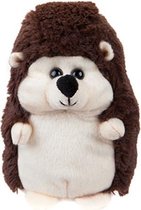 pluchen knuffel Egel staand 14 cm junior bruin