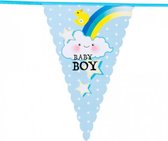 vlaggenlijn Baby Boy jongens 6 meter polyetheen blauw