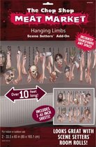 decoratievellen Chop Shop junior 165 cm grijs 2 stuks