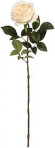 kunstbloem roos 67 x 15 cm beige