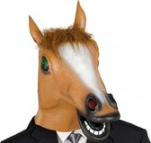 masker paard latex bruin one-size
