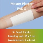 Master Plaster schaafwonden Pads - Small 10x8 cm