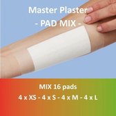 Master Plaster schaafwonden Pads - MIX