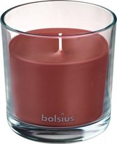 geurkaars True Scents Oud Wood 9,7 cm glas/wax bruin