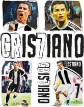 muurstickers Cristiano Ronaldo 6 stuks