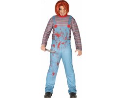 Fiestas Guirca Kostuum Killer Doll Heren Polyester Blauw Mt L