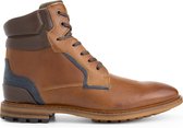 Travelin' Claypole Hoge leren veterschoenen - Cognac bruin leer