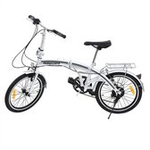 Vouwfiets - Fiets met 7 Versnellingen - Opvouwbare fiets - Zilver