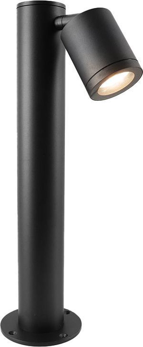 Olucia - CLEVOR - Paaltjeslamp - Zwart - Vorm: Rond