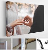Wedding ring - Modern Art Canvas - Horizontal - 589431530 - 80*60 Horizontal