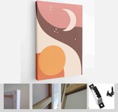 Abstract landscape poster collection. Set of contemporary art print templates. Nature backgrounds for your social media - Modern Art Canvas - Vertical - 1763752928 - 80*60 Vertical