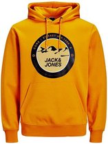 Jack and Jones - Heren Hoodie - Model Jcobilo - Oranje