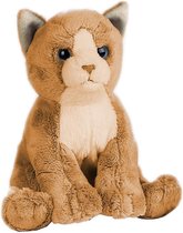 Lelly Knuffelpoes Miauw Miauw Junior 17 Cm Pluche Beige/bruin