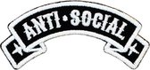 Grindstore Patch Anti-Social Zwart