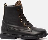 Muyters Veterboots Zwart Leer 022607 - Dames - Maat 22