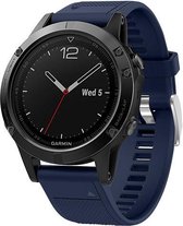 Horlogebandje Geschikt voor Garmin Fenix 5 / 5 Plus / Forerunner 935 / Approach S60  navi - Siliconen - Horlogebandje - Polsbandje - Bandjes.nu - Polsband