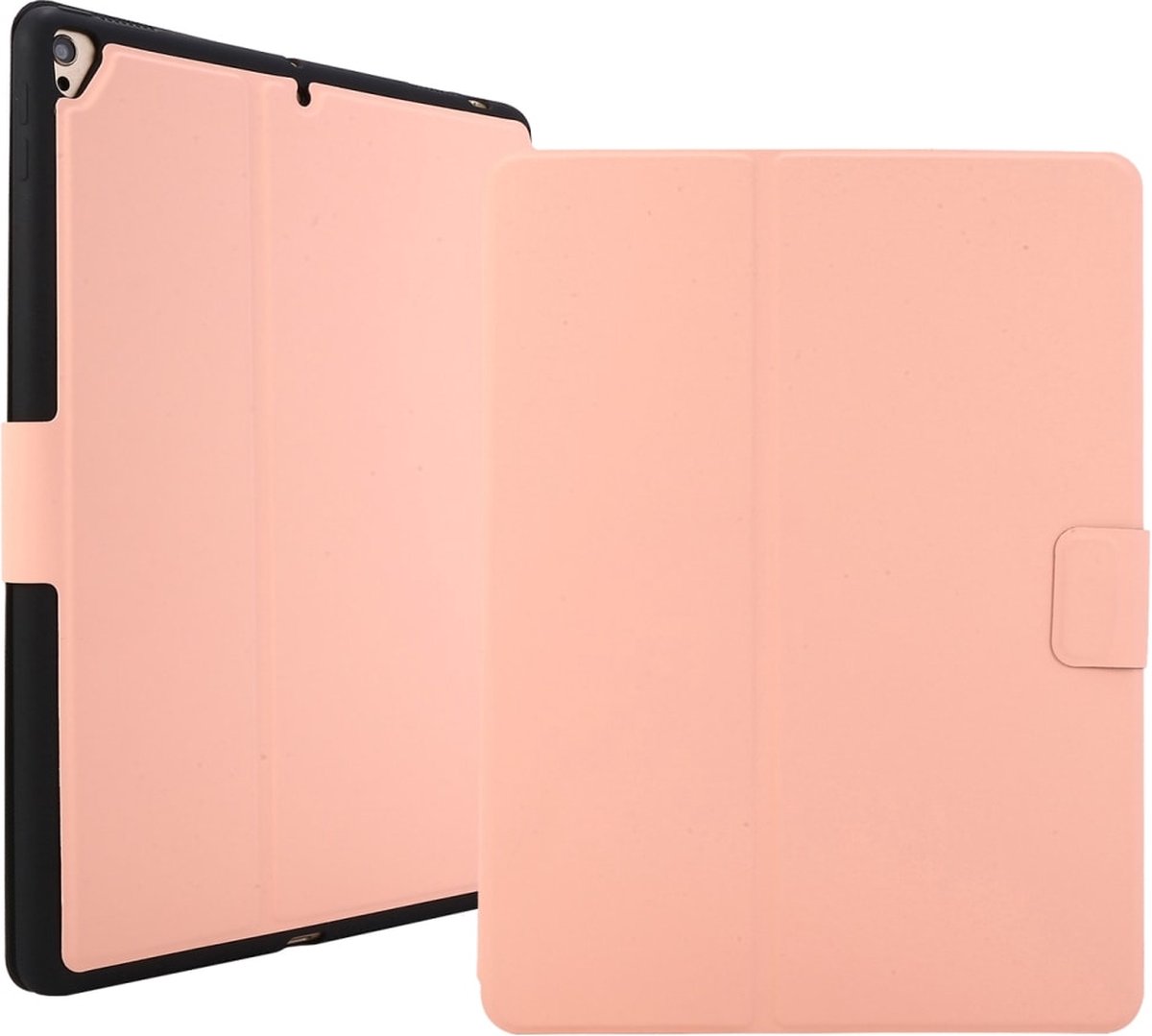 FONU SmartCover Hoes Geschikt Voor iPad 2017 5e Gen / 2018 6e Gen - Pencil Houder - Roze
