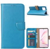 FONU Boekmodel Hoesje Samsung Galaxy Note 10 Lite - Turquoise