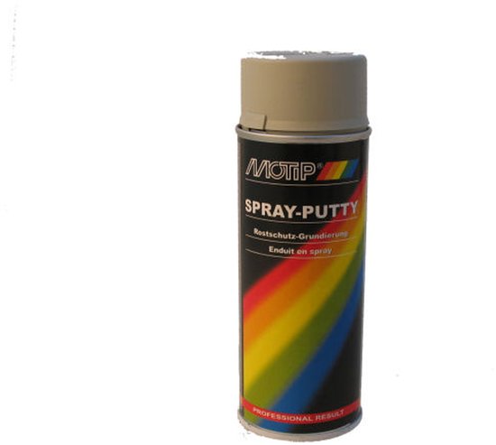 Aérosol Motip enduit en spray protection rouille avec couleurs arc-en-ciel. Résultat professionnel.