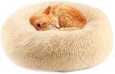 Kattenmand - Zinaps hondenbed voor honden en katten, ronde kat bed, donut pluche bed voor zoete slaap voor je kleine (WK 02129)