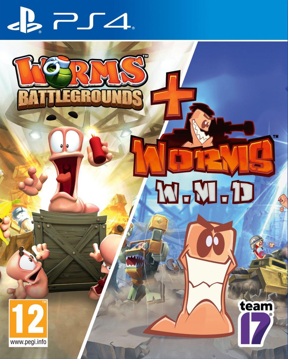 Worms: W.M.D & Battlegrounds Double Pack - PS4