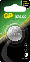 GP Batteries Lithium CR2330, Batterie à usage unique, CR2330, Lithium, 3 V, 1 pièce(s), Argent