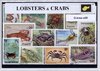 Afbeelding van het spelletje Kreeften – Luxe postzegel pakket (A6 formaat) : collectie van verschillende postzegels van kreeften – kan als ansichtkaart in een A6 envelop - authentiek cadeau - kado - geschenk - kaart  - zee - rivierkreeft - kreeft - tienpotigen - Astacidea