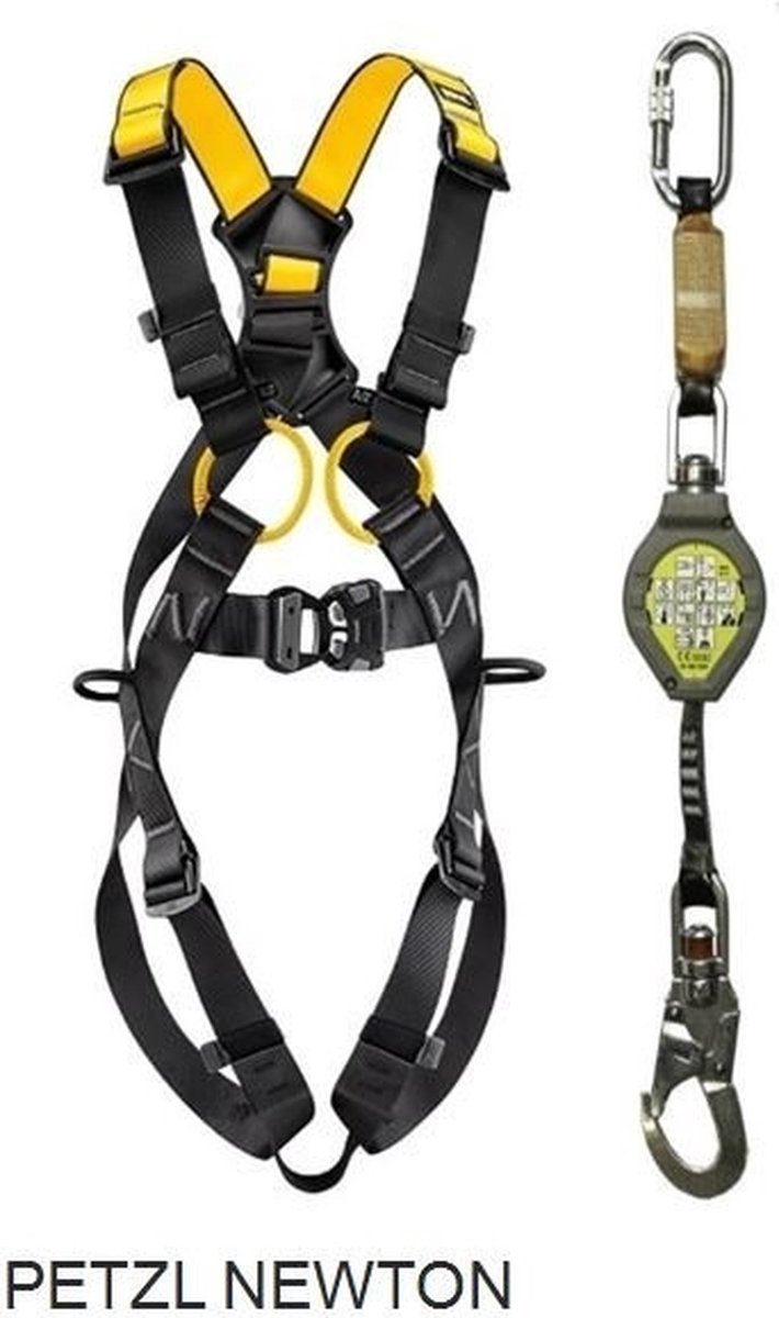 Hoogwerkerset met harnas Petzl Newton en Lanex valstop apparaat - maat L-XXL - Maat: petzL 2