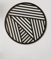 Wanddecoratie | Geometrisch 8 rond - L (60x60cm)