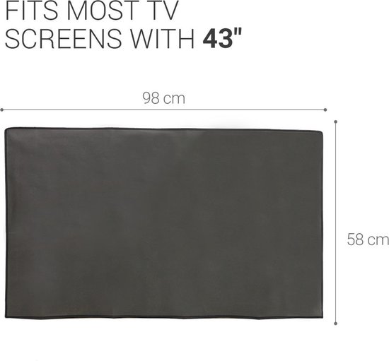 kwmobile outdoor tv cover - Compatible with 43 TV