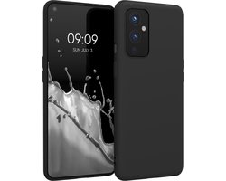 kwmobile telefoonhoesje geschikt voor OnePlus 9 (EU/NA Version) - Hoesje voor smartphone - Back cover in mat zwart