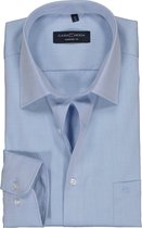 CASA MODA comfort fit overhemd - lichtblauw - Strijkvrij - Boordmaat: 46