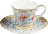 Mokkenset (4 pcs) Blommor Blauw